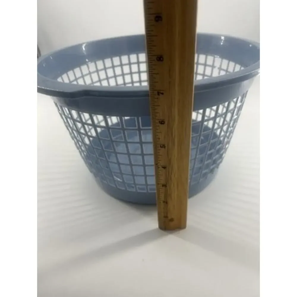 Replacement Vintage Blue Basket Plastic Organization Storage